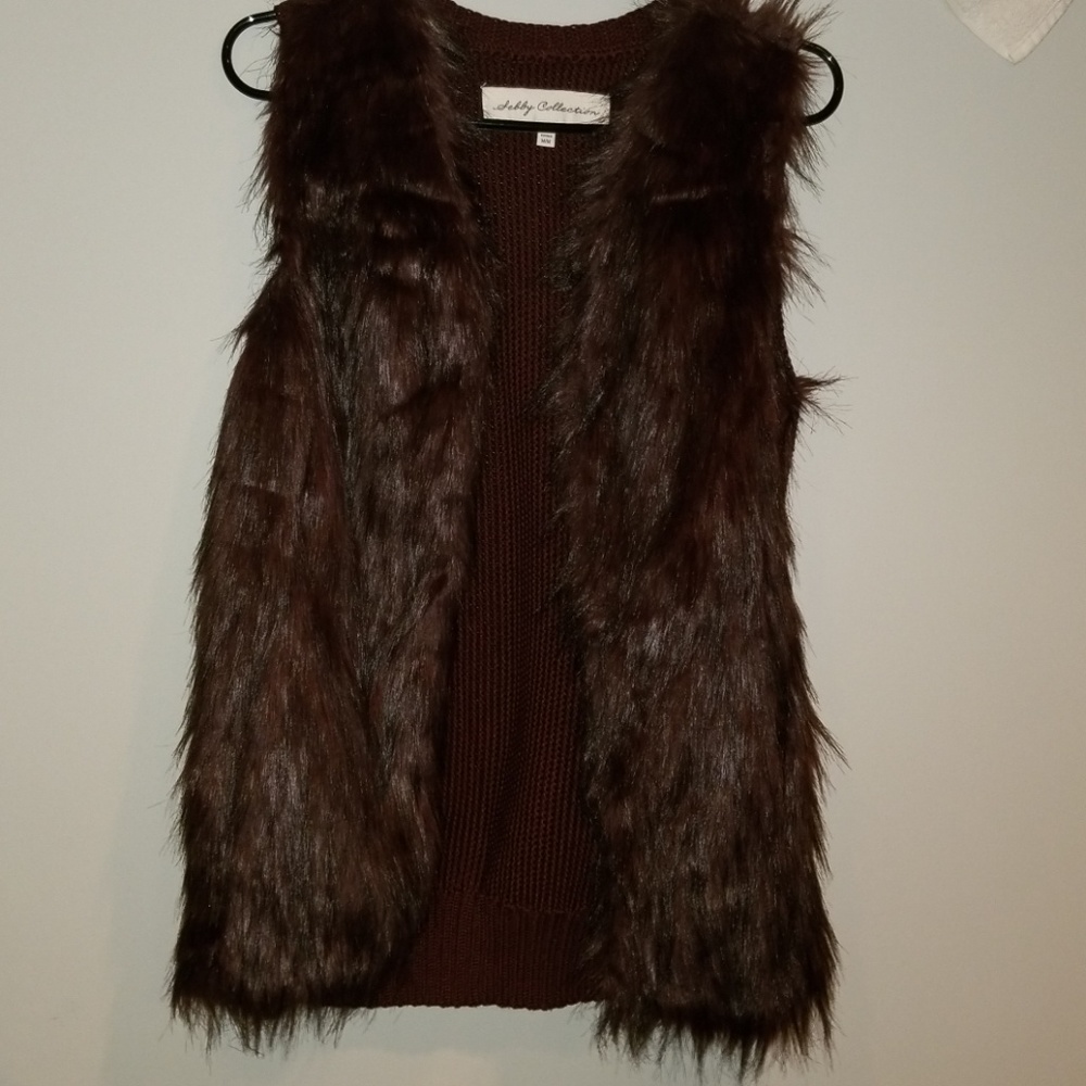 Dark purple vest